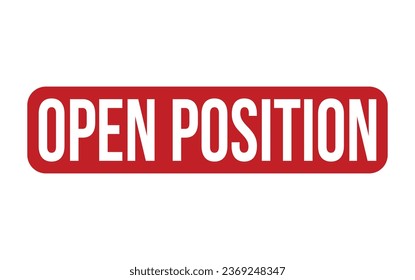 Open Position Rubber Stamp Seal Vector