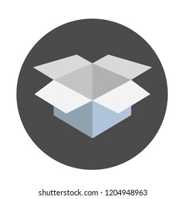 Open Product Box vector icon
