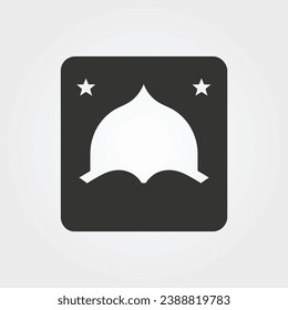 Open Quran Book icon - Simple Vector Illustration