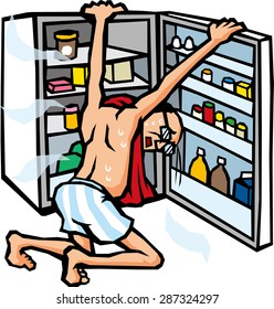 Open The Refrigerator To Cool Off