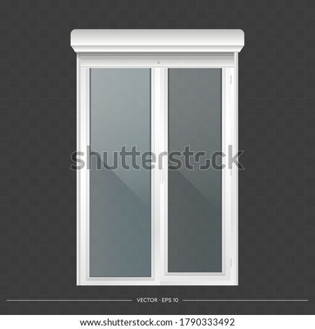 Similar – Image, Stock Photo Open front door close-up to new home