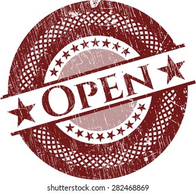 Open rubber grunge seal