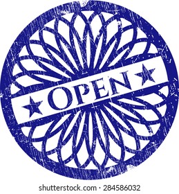 Open rubber grunge seal