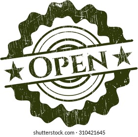 Open rubber seal