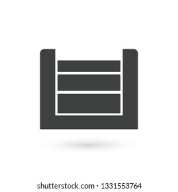 Open safe door icon. Line, glyph and filled outline colorful version, safe box open door outline and filled vector sign. Symbol, logo illustration. Different style icons set. Pixel perfect vector