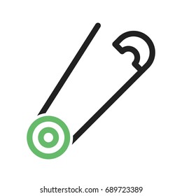 Open Safety Pin