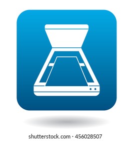 Open Scanner Icon In Simple Style On A White Background