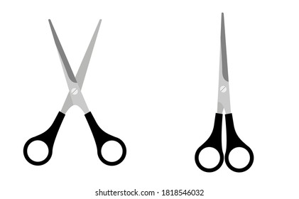 Open scissor and closed scissor