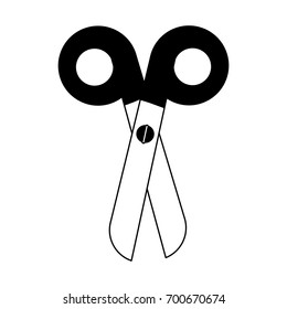 Open Scissors Icon Image Stock Vector (Royalty Free) 700670674 ...