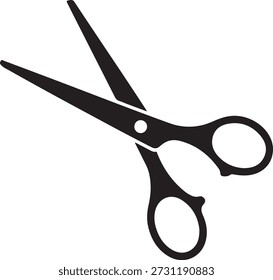 Offene Schere Silhouette Symbol für Schneiden, Schneiden und Handwerk Design