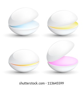 Open sea shell to put the pearl inside