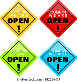 Open sign