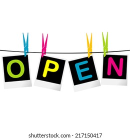 Open sign