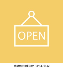 open sign