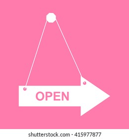 Open sign