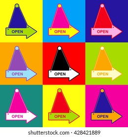 Open sign