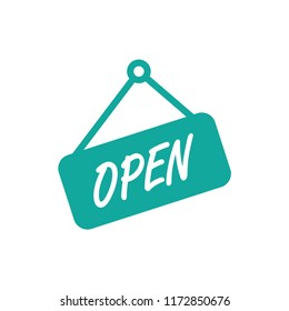 Open sign icon