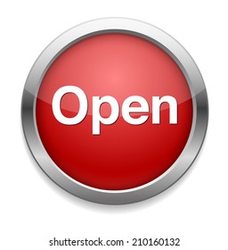 Open sign icon