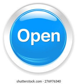 Open sign icon