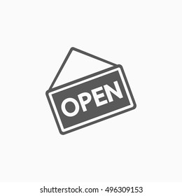 Open Sign Icon