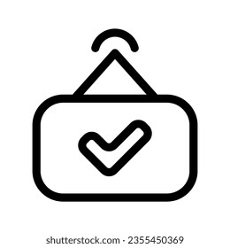 Open Sign Icon Vector Symbol Design Illustration