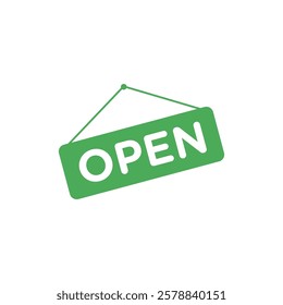 Open Sign for Store Icon Template