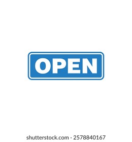 Open Sign for Store Icon Template