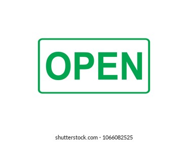 open sign. Open sign for web, mobile and infographics