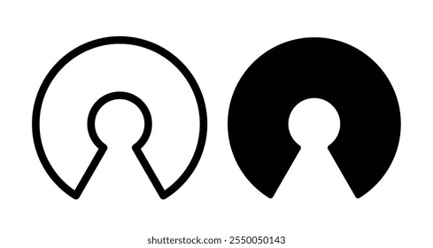 Open source Icon set in black filled and line.