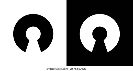 Diseño de doodle de ilustración de símbolo de icono de código abierto