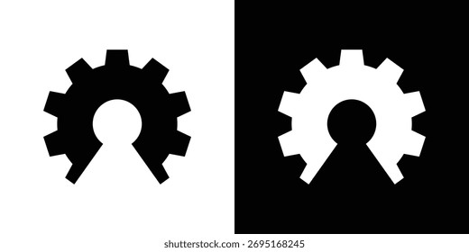 Open source icon vector, filled flat sign, solid pictogram. Symbol, logo illustration.