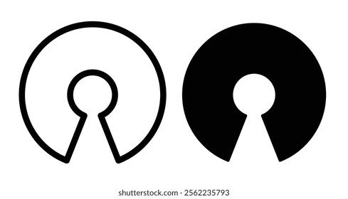 Open source Icons pack in outlined and flat versions