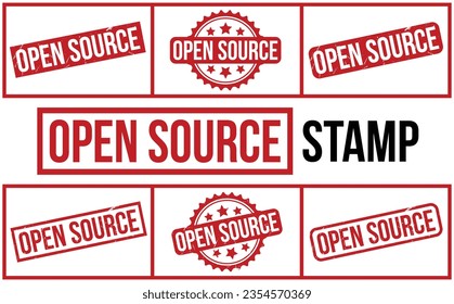 Open Source rubber grunge stamp seal vector