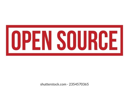 Vector de sello de goma de código abierto