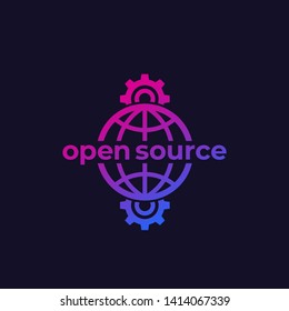 Open Source Software Vector Icon