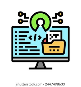 open source tech enthusiast color icon vector. open source tech enthusiast sign. isolated symbol illustration