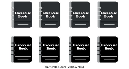 
Abrir bloco de anotações em espiral com páginas em branco isoladas no plano de fundo transparente
