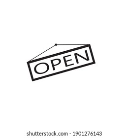 open store icon symbol sign vector