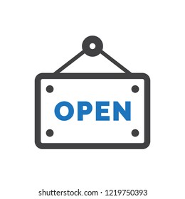 Open Store Sign Icon