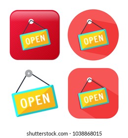 Open Store Sign - Shop Icon