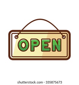 Open Store Vector Icon
