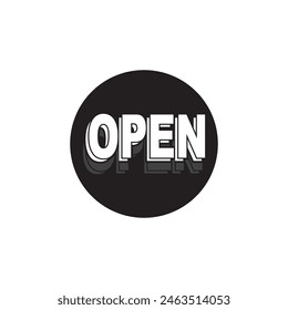 Open symbol icon, vector illustration design