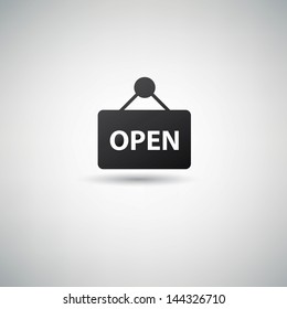 Open symbol,vector