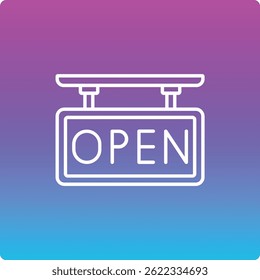 Abre el ícono de Vector de etiquetas. Se puede utilizar para aplicaciones de impresión, móviles y de Web.