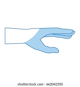 open taking man hand gesture icon