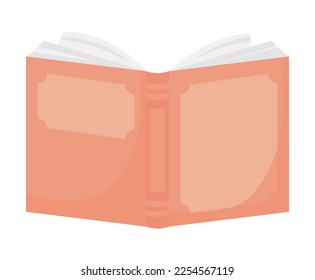 open textbook, book day icon white background