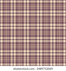 Open textile background pattern, japanese check fabric seamless. Glen vector tartan plaid texture in light and pink colors palette.