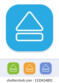 Open - Tile Stroke Icons. A simple vector icon.