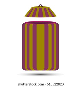 Open trash vector image