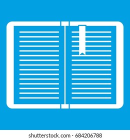 Open tutorial with bookmark icon white